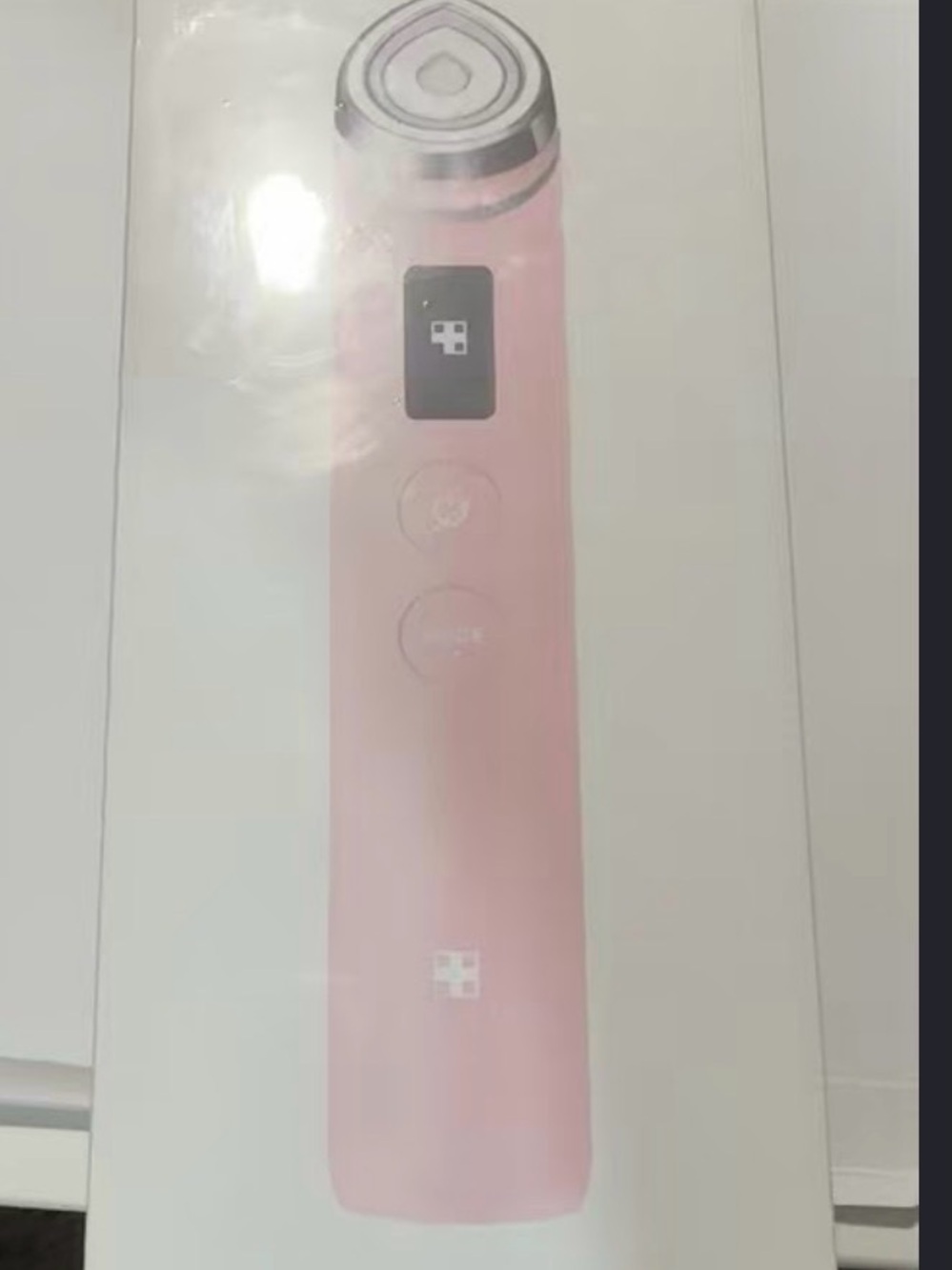 Pink Facial Cleansing & Toning Device - Medicube
 age -R booster pro
